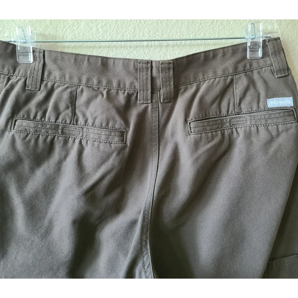 Columbia‎ Men's Cargo Pants 30 x 34 Gorpcore Hiking Brown Green Pockets Classic